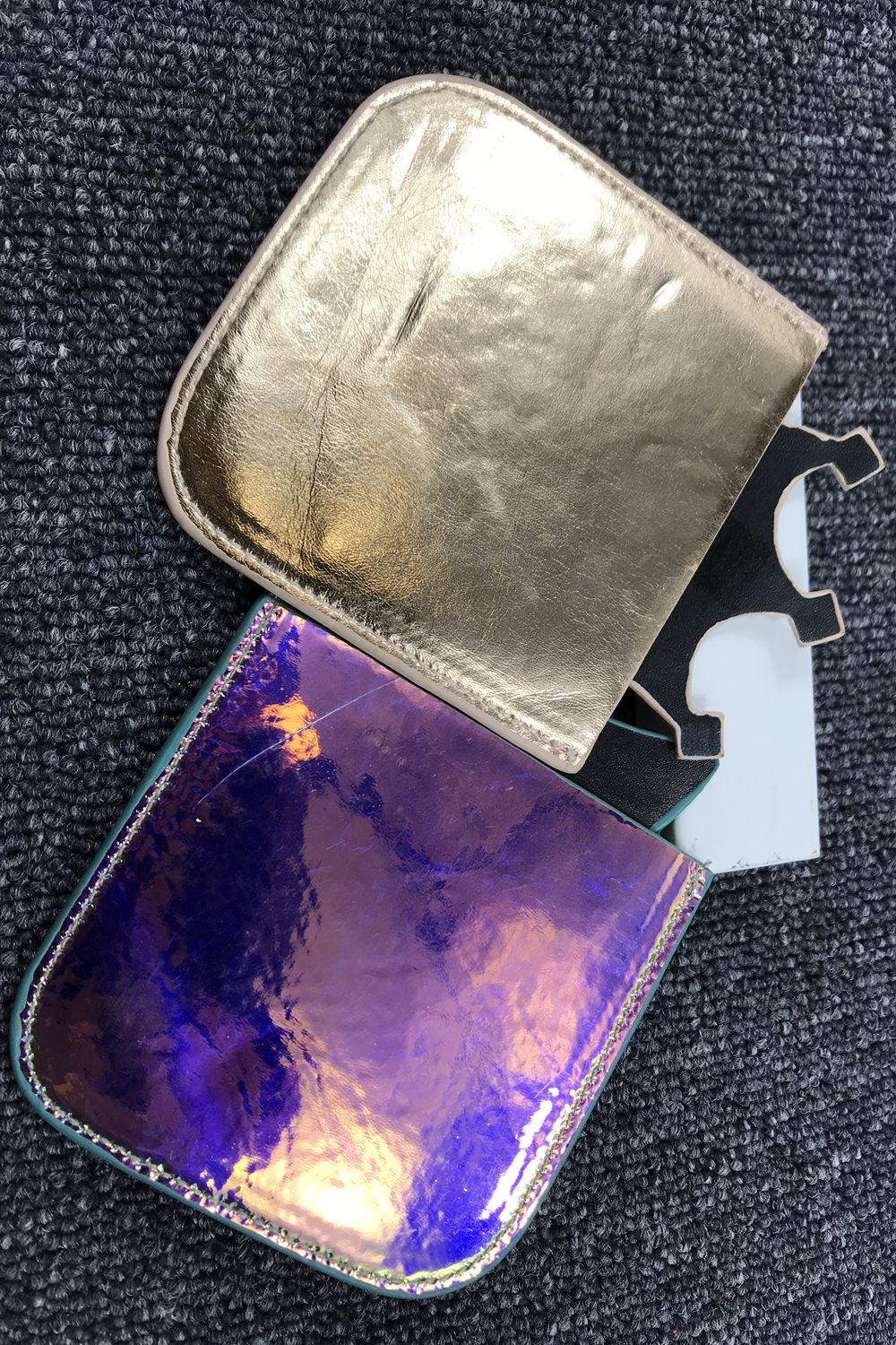 Мультяшное карманное ручное зеркало со всеми видами лазерной сумки