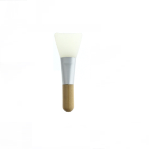 Деревянная ручка портативная силиконовая маска для лица кисть