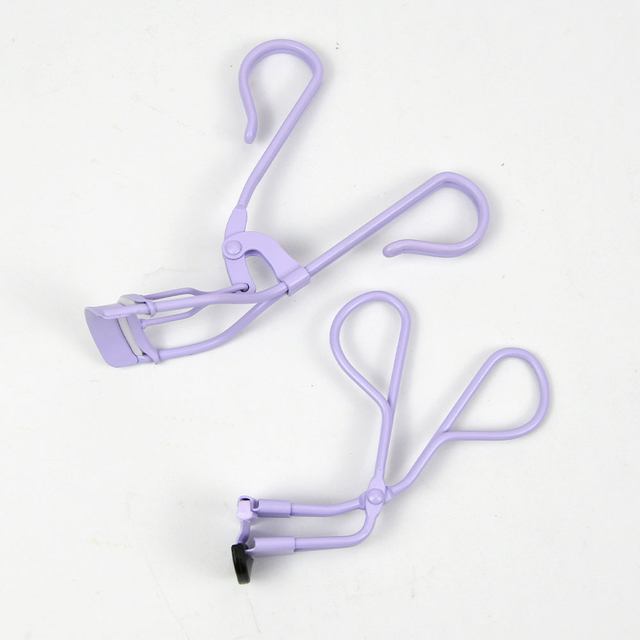 Бигуди для ресниц с мини-фиолетовой ручкой для завивки ресниц частичные