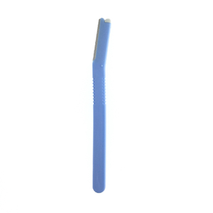 Синяя бритва для формирования бровей с бритвой для бровей с прецизионной крышкой