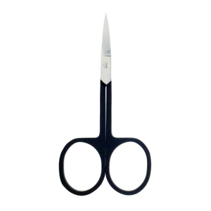 Ножницы для волос в носу для бровей, инструменты для ногтей из черной нержавеющей стали