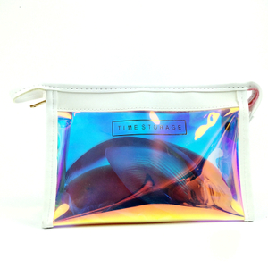Голографическая косметическая дорожная сумка Лазерная косметичка для путешествий