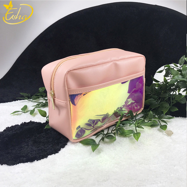 Лазерная сумка для кистей для макияжа из ПВХ Magic Color Custom
