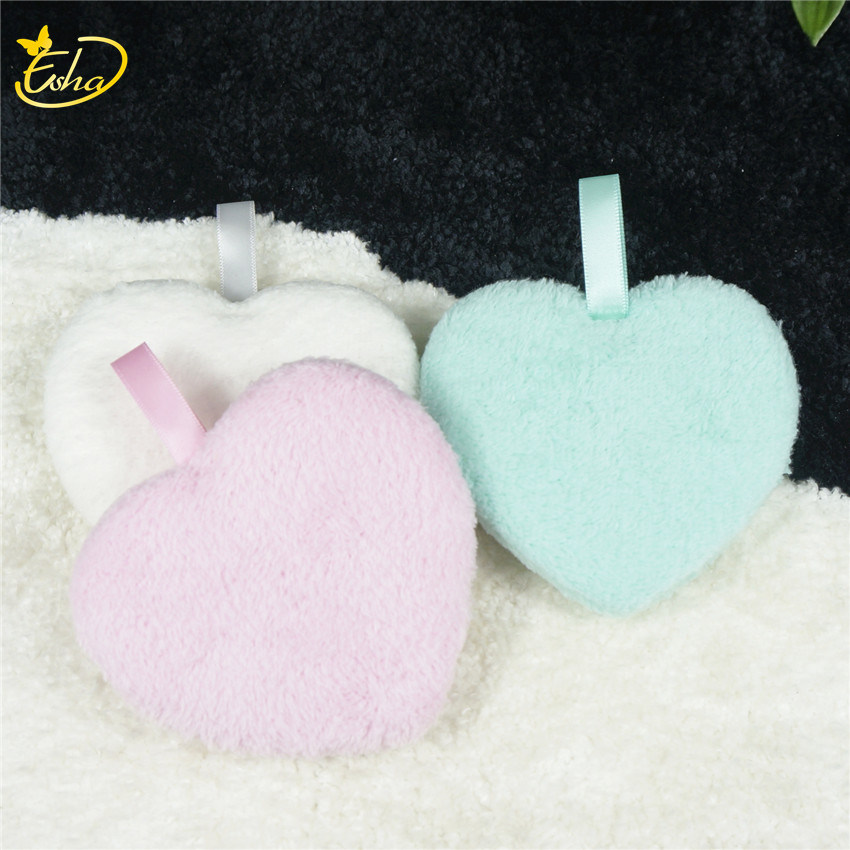 Peach Heart Soft Makeup Pure Powder Puff Body Makeup Tool